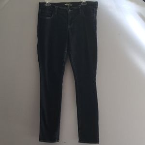 OLD NAVY THE DIVA SKINNY NEW RINSE BLUE DENIM JEANS 10 LONG